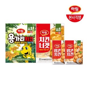 하림 치킨너겟300+용가리치킨300+팝콘360, 1개