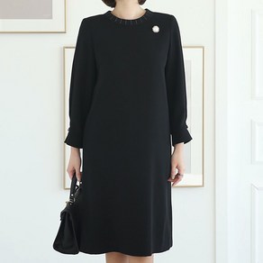 OPC1005_DO [THE BLACK] 로로큐빅원피스 (~99size)중년여성의류 빅사이즈