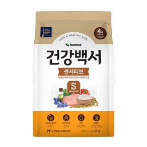 건강백서 건강한피부 강아지사료 알러지개선 민감한피부 2kg 6kg 10.2kg, 1개