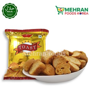 PRAN Baby Toast Rusk (Dry Cake) 300g 베이비 토스트 러스크 (비스킷)