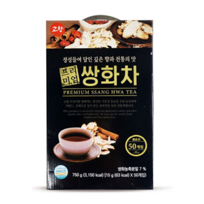 고려인삼제품공사 고향 프리미엄 쌍화차 50T, 750g, 50개입, 1개