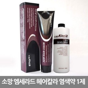 소망 염색약 120g 12G아주밝은금빛갈색 엠세라드, 1개