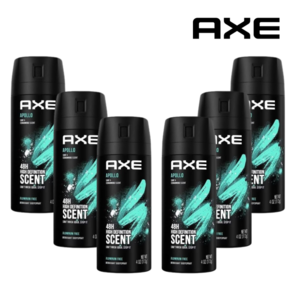 AXE 악스 데오드란트 아폴로 스프레이 150ml 6개