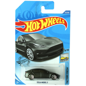 핫휠 HOT WHEELS 테슬라 TESLA MODEL3 미니카 스포츠카 모형, TESLA MODEL3 그레이, 1개