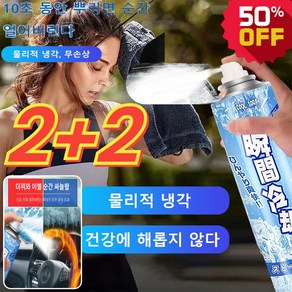 2+2 급속 냉각 쿨링 스프레이/급속 냉각제 260ml 차량용 냉각기 급속 냉각 스프레이