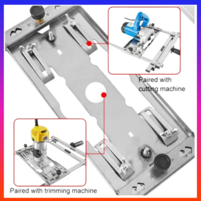 전기 원형 톱 트리머 기계 목공 라우터 커팅 머신 엣지 가이드 포지셔닝 목재 보드 도구, 1) Saw Guide Rail, 1개