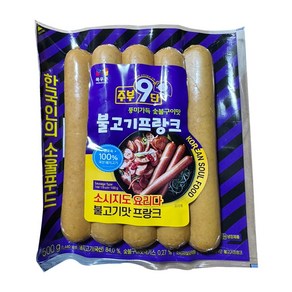 목우촌 주부9단 불고기 프랑크소시지, 500g, 2개