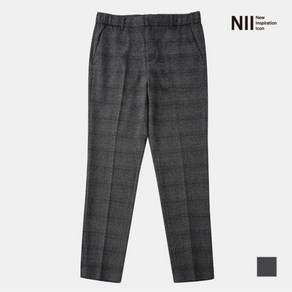 NII 남성 체크 사이드밴딩슬랙스 NNXDLWW8561