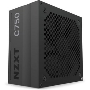 NZXT C1200 PSU 1200와트 게임용 PC 전원 – ATX 3.0 PCIe 5.0 12VHPWR 커넥터 80 이상의 골드 효율 완전 모듈식 제로 팬 모드 블랙 슬리브, 750W Gold_C Seies  PSU, 1개