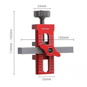 로케이터 10mm 펀칭 가이드 클램프 드릴링 문짝 패널 장착 옷장 세트 다우링 지그 포켓 리바운더 설치 템플릿 장착, E, 1개