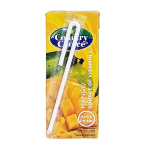 컨츄리초이스 망고 쥬스 250ml 음료 /인도네시아 County Choice MANGO JUICE, 1개