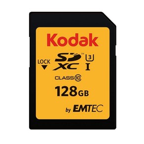 코닥 SD 카드 256GB UHSI U3 V30 울트라 95MB/s 읽기 속도 쓰기 85MB/s 4K HD 비디오 사진 저장, 1개