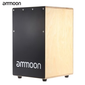 ammoon 괴롭 고무 다리 23 * 24 37cm와 나무 카존 핸드 드럼 어린이 박스 Pesussion 악기, 화려한, 1개