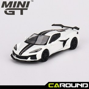 미니지티(677) 1:64 쉐보레 콜벳 Z06 2023 - Actic White, 1개