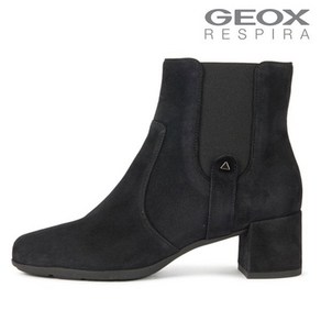 제옥스 GEOX 여성 New 21 F/W 컴포트 옆스판 앵클 부츠 뉴 안야 미드 W1B6CBA1W12 블랙 매장정품 175857