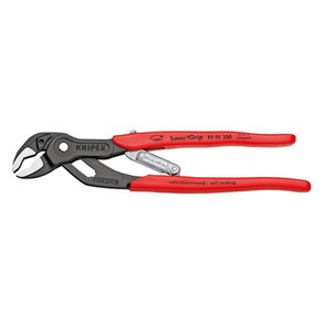 크니펙스 KNIPEX 스마트그립 첼라 SmatGip 자동 워터펌프플라이어 250mm 85-01-250SB, 1개