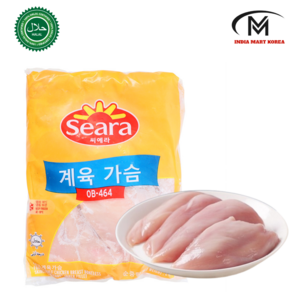 Seara 계육 가슴 FROZEN HALF CHICKEN BREAST BONELESS SKINLESS (HALAL CHICKEN)2KG 1개