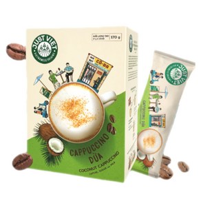 저스트비엣 코코넛 카푸치노 커피 CappuccinoDua, 1개, 10개입, 17g