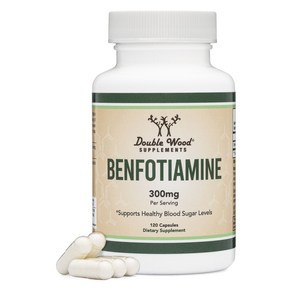 더블우드 Benfotiamine 300mg 캡슐, 1개, 120정