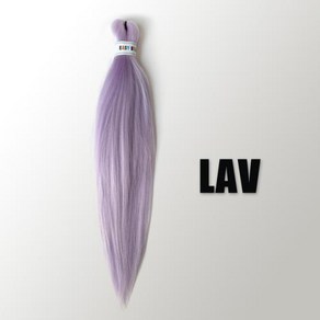 Kanekalon 브레이딩 헤어 미리 늘어난 크로셰 가짜 익스텐션 점보 브레이드 레게머리 Locs 90g, 26 inches_1 개/몫, LAV, 1개