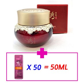 수려한 효비담 발효크림 50ml 아데노신 재생 피부속건조 50대 영양크림