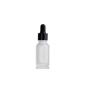 블랙 뚜껑 15ml 스포이드 불투명 공병 향수용기, 1개