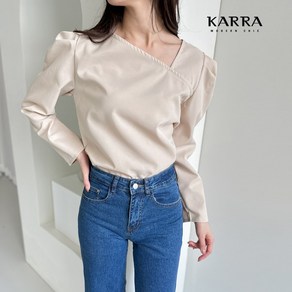 카라 KARRA 유니크넥셔링블라우스 KB3SBL050Q