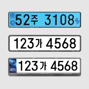 수입차/국산차 겸용가드-천공/비천공/전기차 겸용 번호판가드, 02.수입차카본가드1개-후면전용, 1개