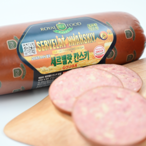 [로얄푸드] 할랄 맛있는 치즈소시지 세르벨랏 칸스키 Halal Sevelat Khanskiy, 1개, 800g