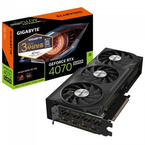 GIGABYTE 지포스 RTX 4070 SUPER WINDFORCE OC D6X 12GB 피씨디렉트