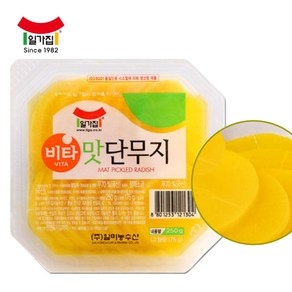 일가집 맛단무지, 4개, 250g