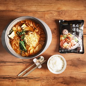 선비찬 사골부대찌개 600g 진한 사골육수 HACCP시설조리, 1개