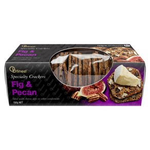 호주 Ob Finest 피그 피칸 크래커 150g Speciality Cackes Fig Pecan, 1개