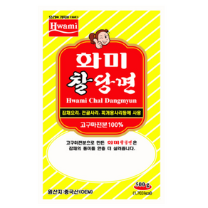 화미_찰당면(A급), 500g, 3개