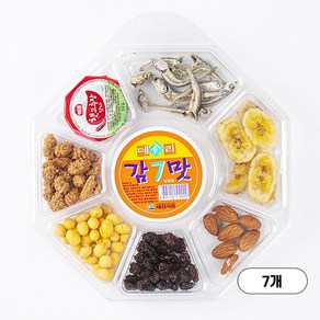 감칠맛 맥주 플래터 마른안주 세트 7종, 7개, 65g