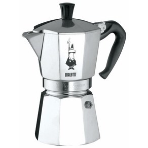 Bialetti 익스프레스 모카 포트 실버 1컵 알루미늄, 9-Cup