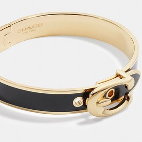 COACH Signatue Buckle Bangle C9489 Gold/Black