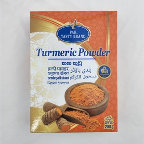 킹 푸드 PAK TASTY BRAND 터머릭 파우더 200g PAK TASTY BRAND TURMERIC POWDER 200g, 1개