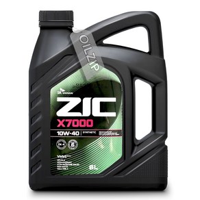 ZIC X7000 10W40 6L CK4 디젤 엔진오일, 1개, 지크 X7000 10W40_6L