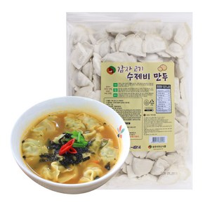 원주치악산식품 감자수제비만두 1.2kg, 1개