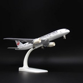 다이캐스트 합금 Antonov An-225 Miya A380 330 747 777 비행기 모델 선물 수집용 1/400 체중계 20cm, [36] 787-JP, 1개