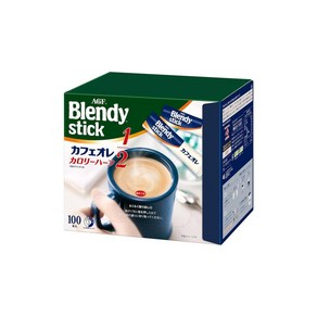 AGF Blendy 스틱커피 카페라떼 칼로리 반 100개입, 1개