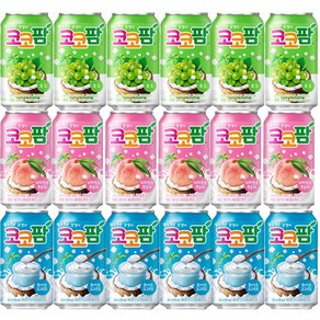 [올쇼유코코팜기획제품]코코팜 340ml 포도8개+피치핑크8개+화이트8개, 1세트