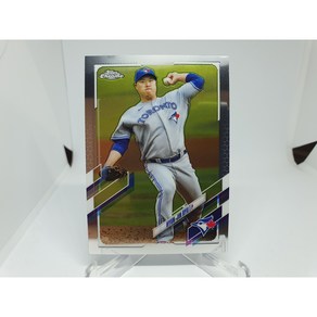 류현진 ﻿2021 Topps Chome MLB 야구카드 토론토 블루제이스, 1개