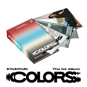 [Colo Swatch Book ve.] 규현 정규 앨범 COLORS / 하드커버+스와치북+CD-R+컴포넌트팩+접지포스터+폴라로이드+포토카드2종