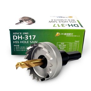 동해 일반 홀소 22mm DH-317 국산 홀쏘 홀커터 홀컷터 천공 철판, 동해 일반홀소 22mm DH-317, 1개