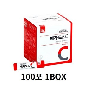 고려은단 메가도스C 3000 영국산 비타민C 100포 1개, 3000mg