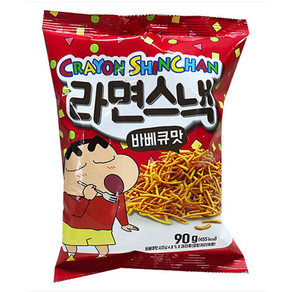 짱구 라면스낵 바베큐맛, 90g, 6개