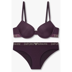 매장정품 엠포리오 아르마니 언더웨어 EMPORIO ARMANI UNDERWEAR 아이코닉 마이크로 푸쉬업 브라 팬티세트(0824385527-11531) 1677931