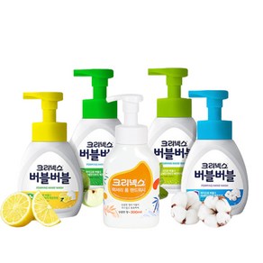 크리넥스 버블버블 핸드워시 손세정제 250ml 펌프형 럭셔리 핸드워시 300ml 펌프형